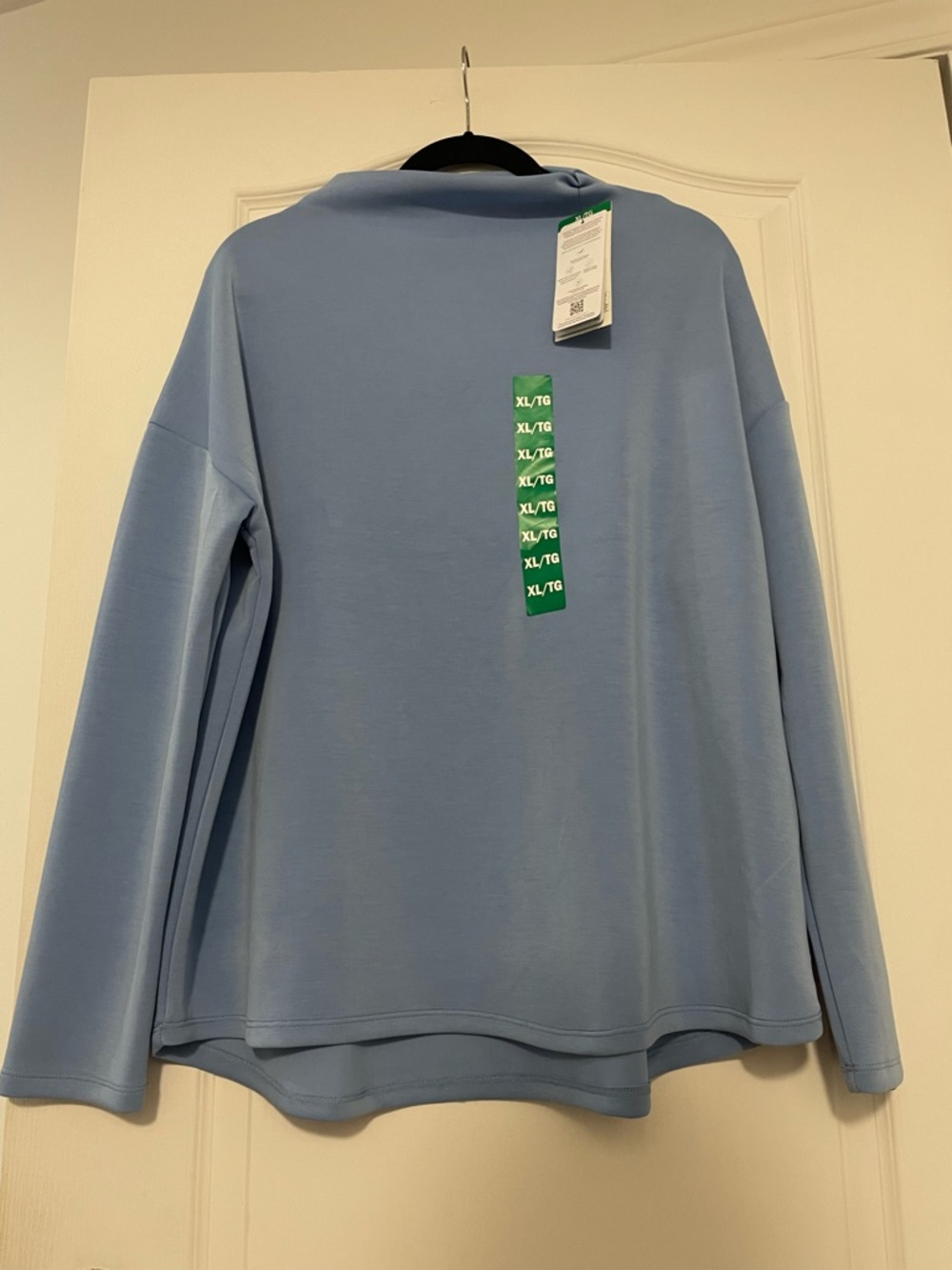 NWT UP! Long Sleeve Sweatshirt Light Blue, Size XL